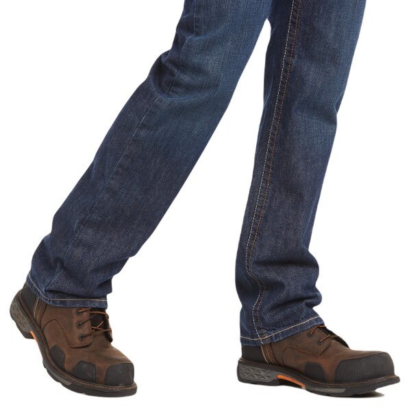 Ariat FR M5 Slim Fit Straight Leg Jeans in Shale